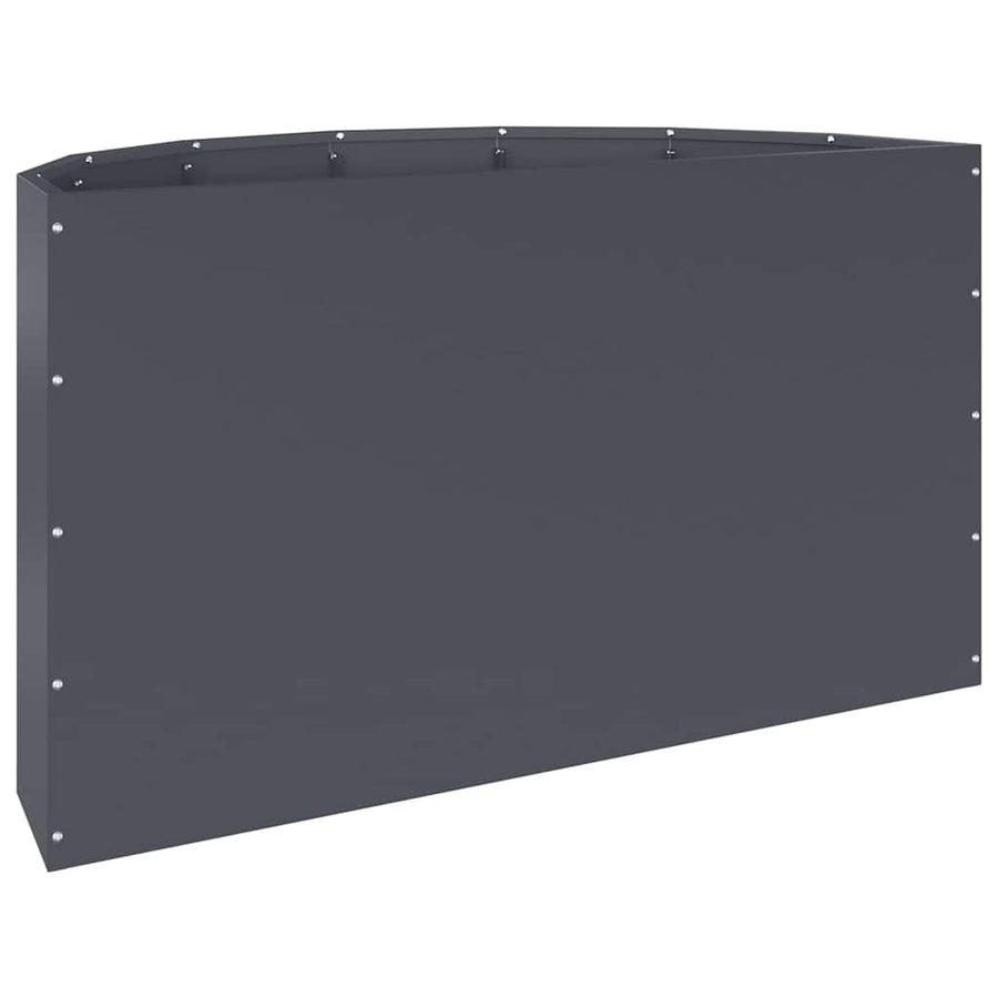 Plantenbak Antraciet 90 x 45 x 50 cm Staal