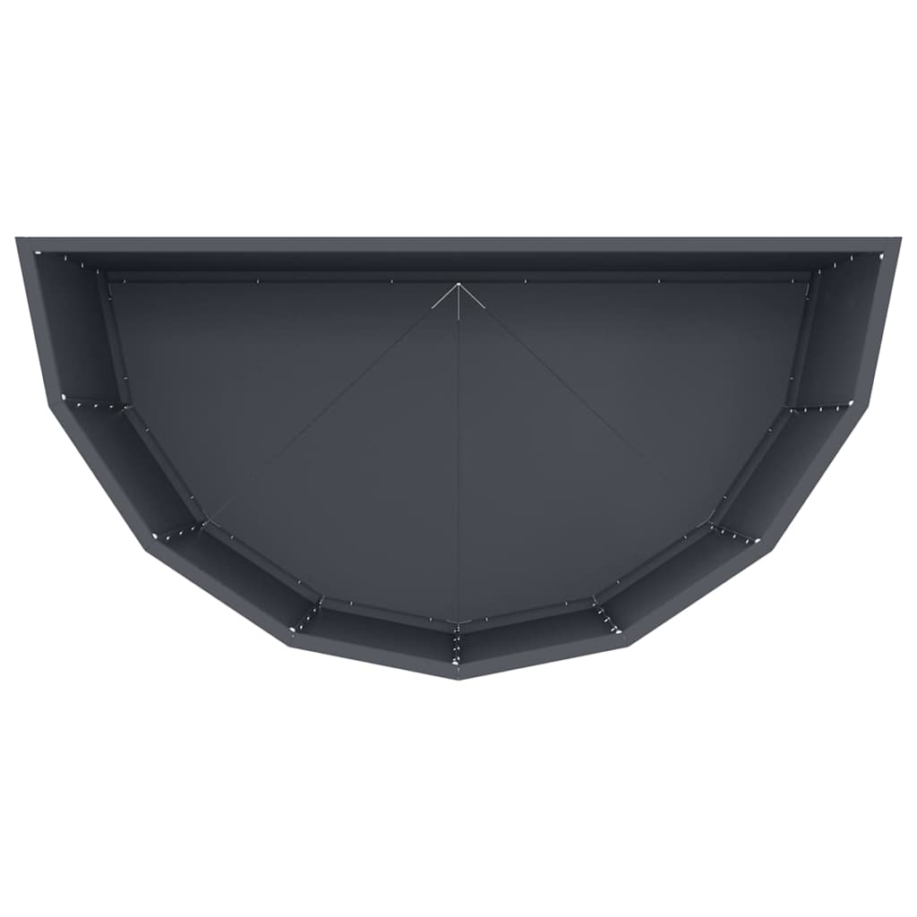 Plantenbak Antraciet 90 x 45 x 50 cm Staal