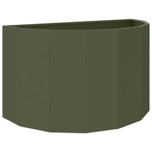 Plantenbak Olijf Groen 90 x 45 x 50 cm Staal