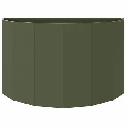 Plantenbak Olijf Groen 90 x 45 x 50 cm Staal