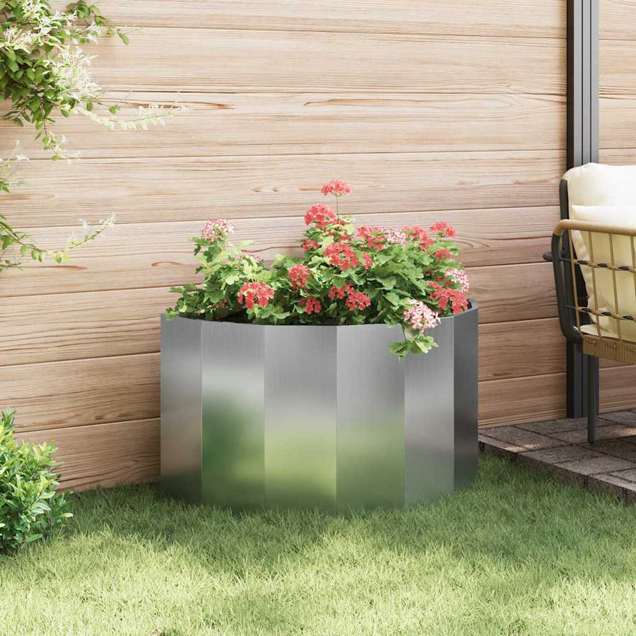 Plantenbak Zilver 90 x 45 x 50 cm Gegalvaniseerd staal