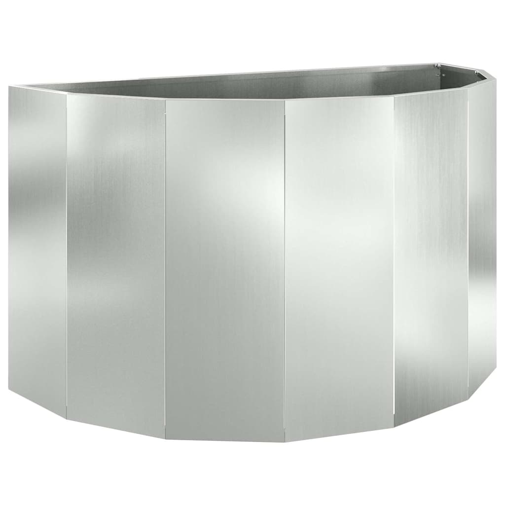 Plantenbak Zilver 90 x 45 x 50 cm Gegalvaniseerd staal