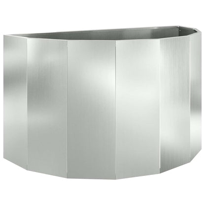 Plantenbak Zilver 90 x 45 x 50 cm Gegalvaniseerd staal