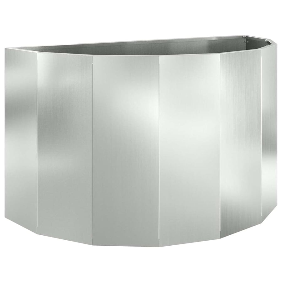 Plantenbak Zilver 90 x 45 x 50 cm Gegalvaniseerd staal