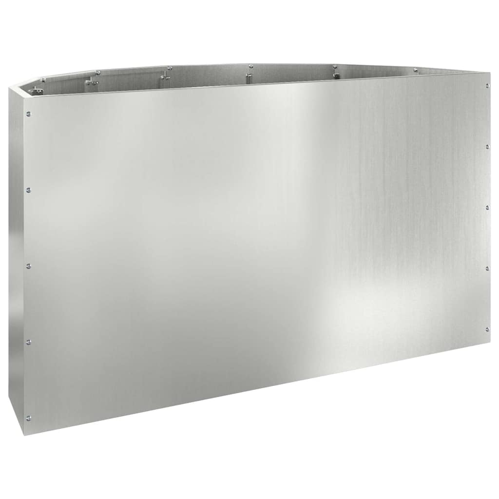 Plantenbak Zilver 90 x 45 x 50 cm Gegalvaniseerd staal