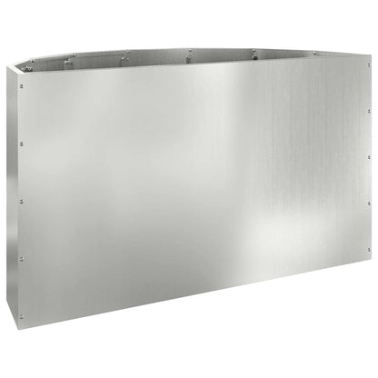 Plantenbak Zilver 90 x 45 x 50 cm Gegalvaniseerd staal