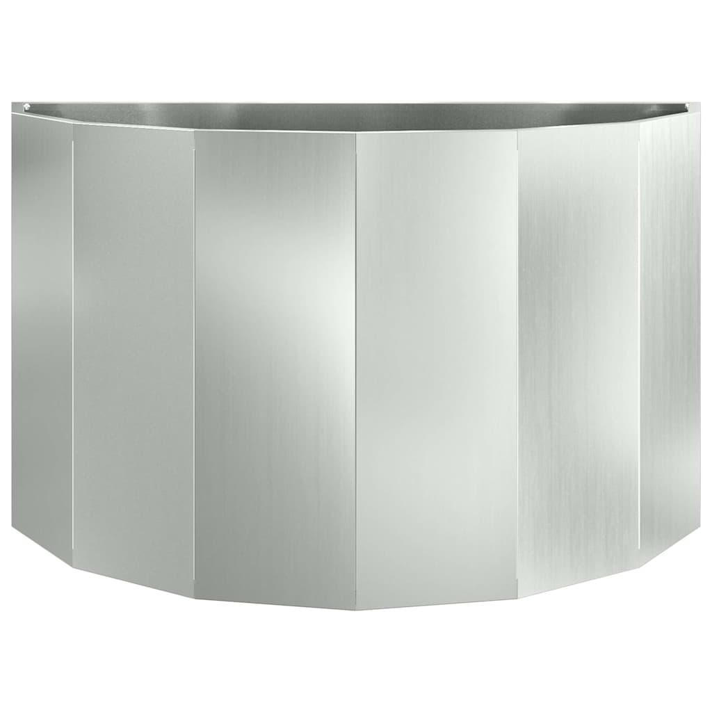 Plantenbak Zilver 90 x 45 x 50 cm Gegalvaniseerd staal