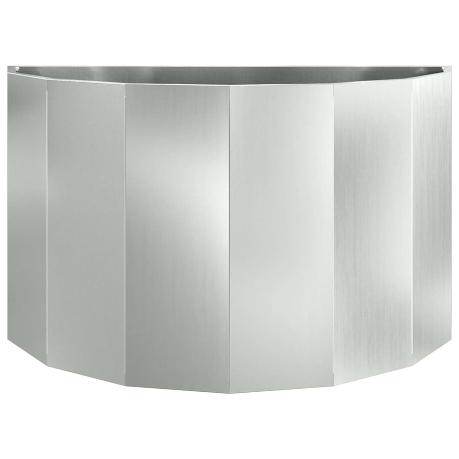 Plantenbak Zilver 90 x 45 x 50 cm Gegalvaniseerd staal
