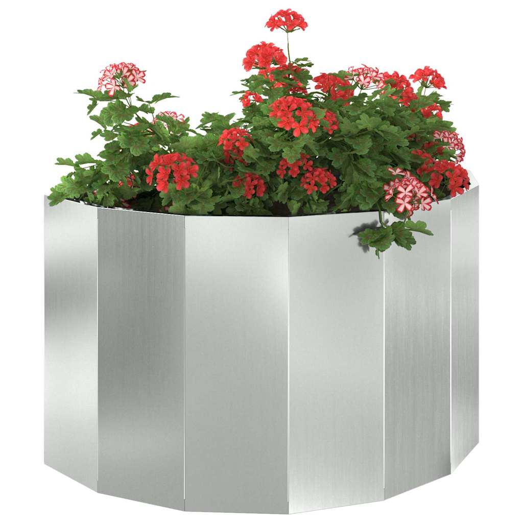 Plantenbak Zilver 90 x 45 x 50 cm Gegalvaniseerd staal