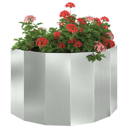 Plantenbak Zilver 90 x 45 x 50 cm Gegalvaniseerd staal