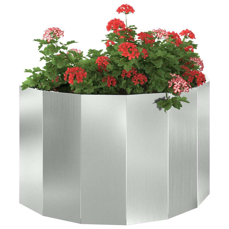 Plantenbak Zilver 90 x 45 x 50 cm Gegalvaniseerd staal