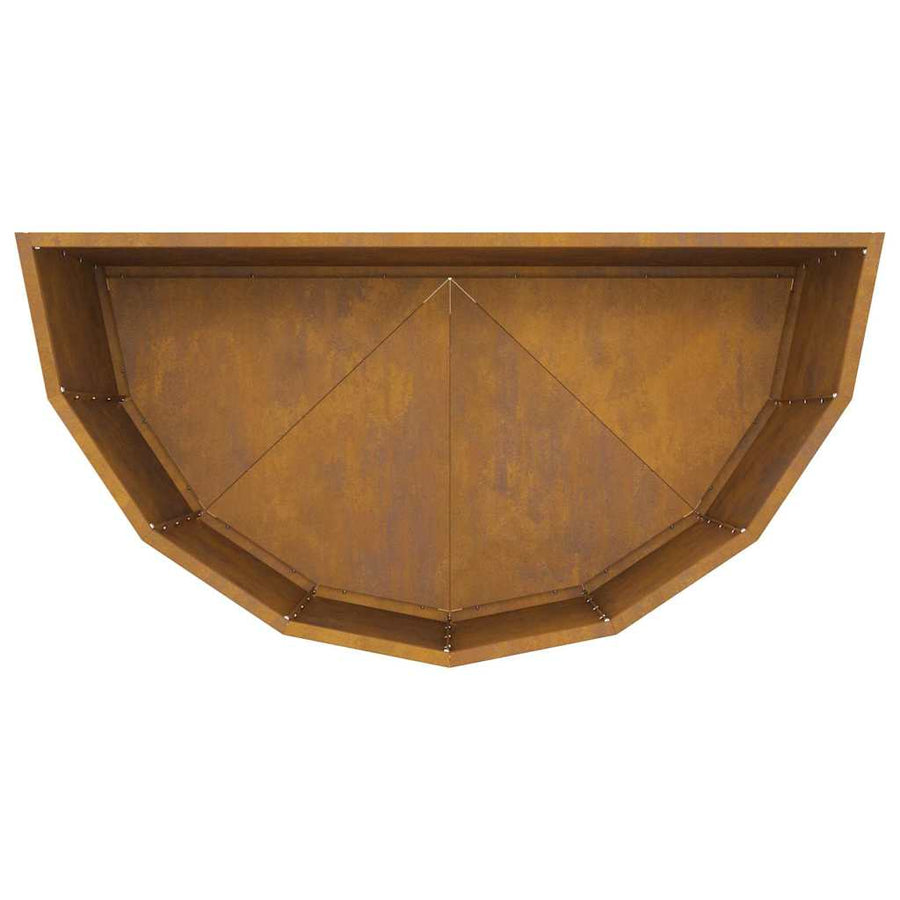 Plantenbak Roestig 90 x 45 x 50 cm Cortenstaal