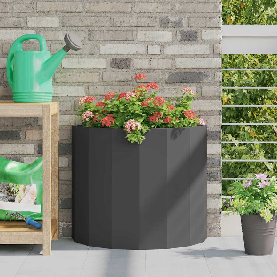Plantenbak Zwart 60 x 30 x 50 cm Staal