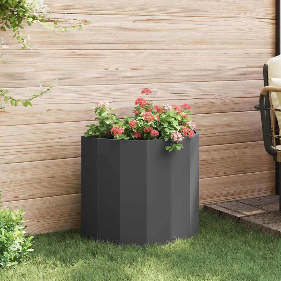 Plantenbak Zwart 60 x 30 x 50 cm Staal
