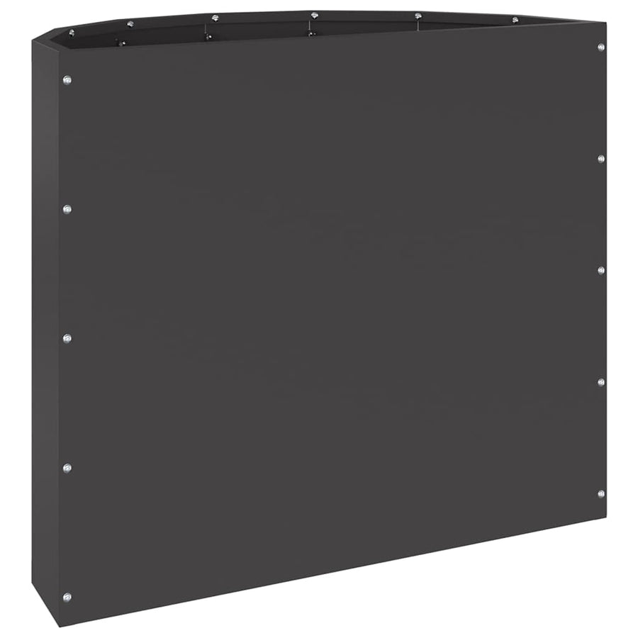 Plantenbak Zwart 60 x 30 x 50 cm Staal