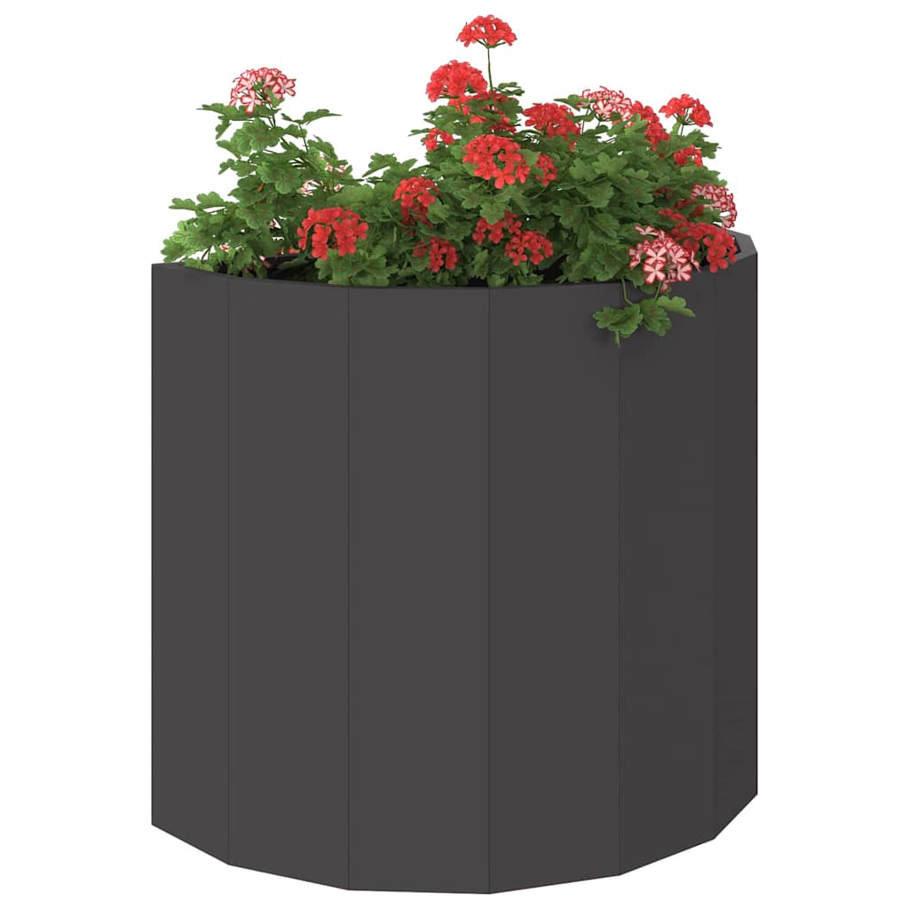 Plantenbak Zwart 60 x 30 x 50 cm Staal