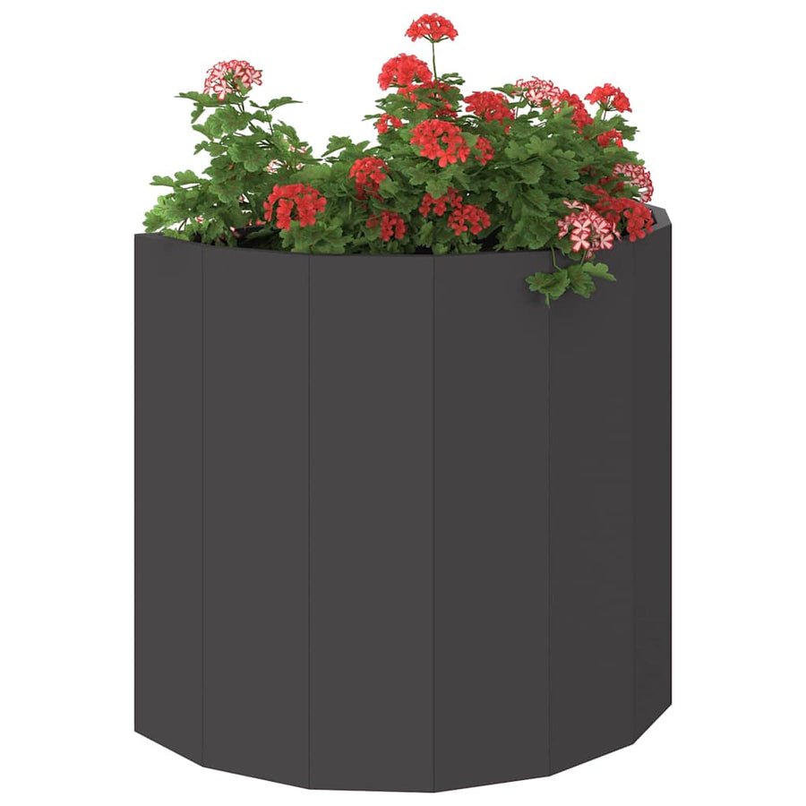 Plantenbak Zwart 60 x 30 x 50 cm Staal