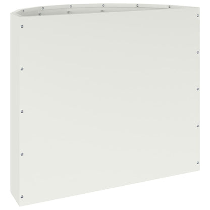 Plantenbak Wit 60 x 30 x 50 cm Staal