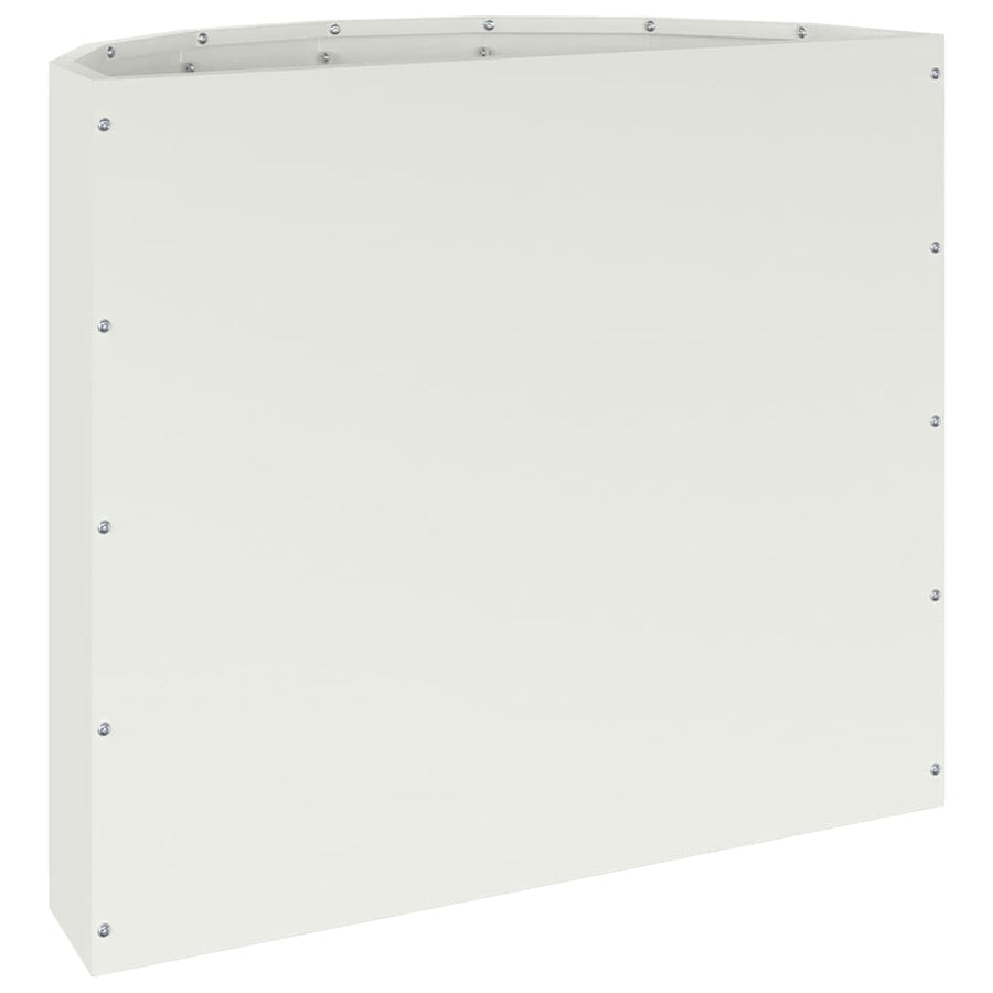 Plantenbak Wit 60 x 30 x 50 cm Staal