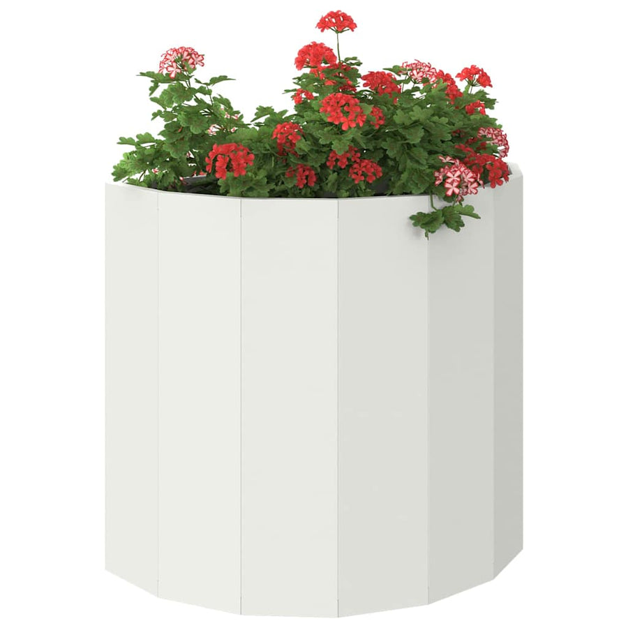 Plantenbak Wit 60 x 30 x 50 cm Staal