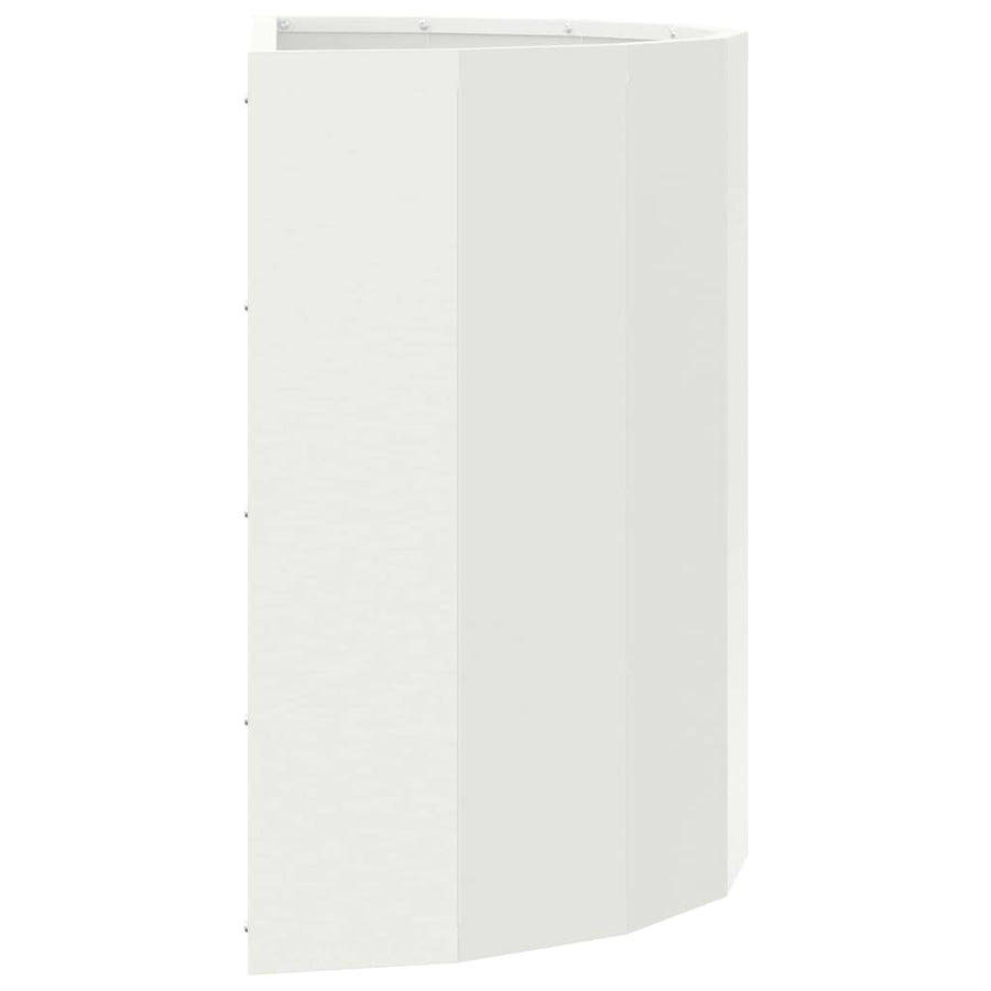 Plantenbak Wit 60 x 30 x 50 cm Staal