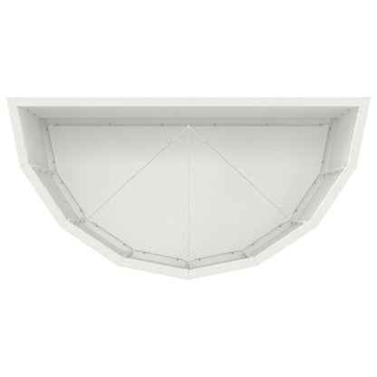 Plantenbak Wit 60 x 30 x 50 cm Staal