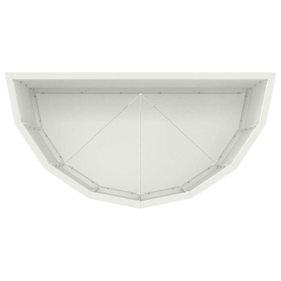 Plantenbak Wit 60 x 30 x 50 cm Staal