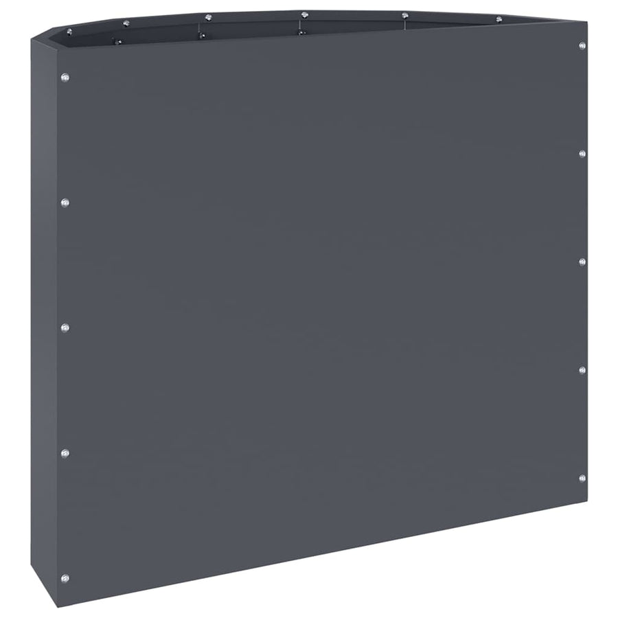 Plantenbak Antraciet 60 x 30 x 50 cm Staal