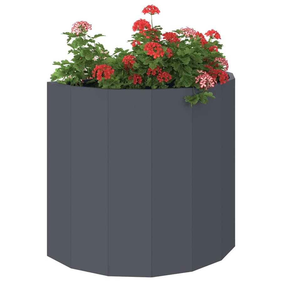 Plantenbak Antraciet 60 x 30 x 50 cm Staal