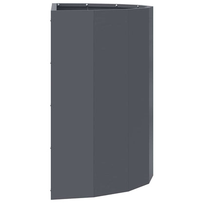 Plantenbak Antraciet 60 x 30 x 50 cm Staal
