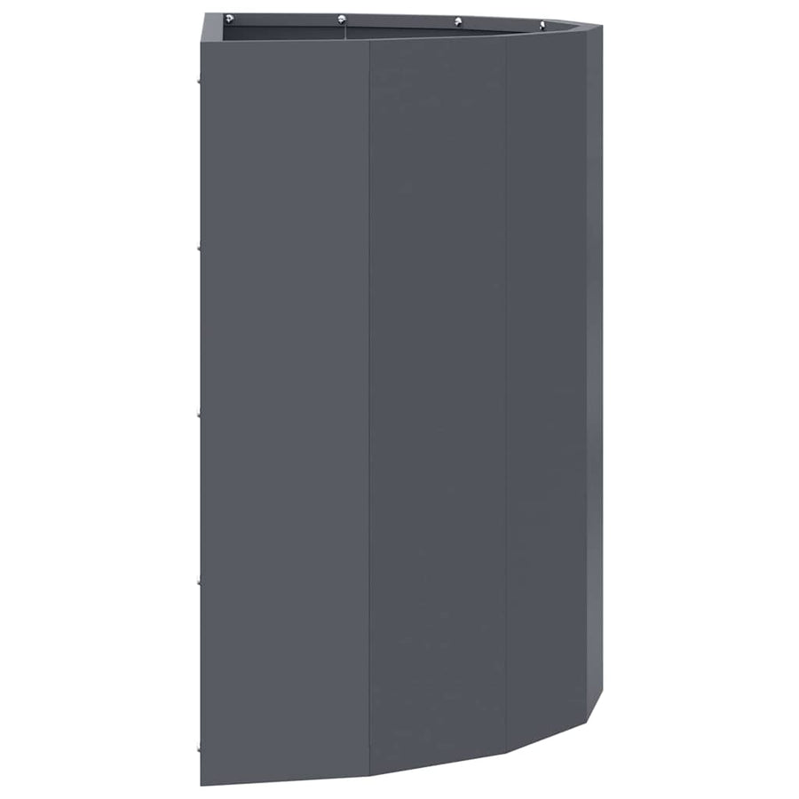 Plantenbak Antraciet 60 x 30 x 50 cm Staal