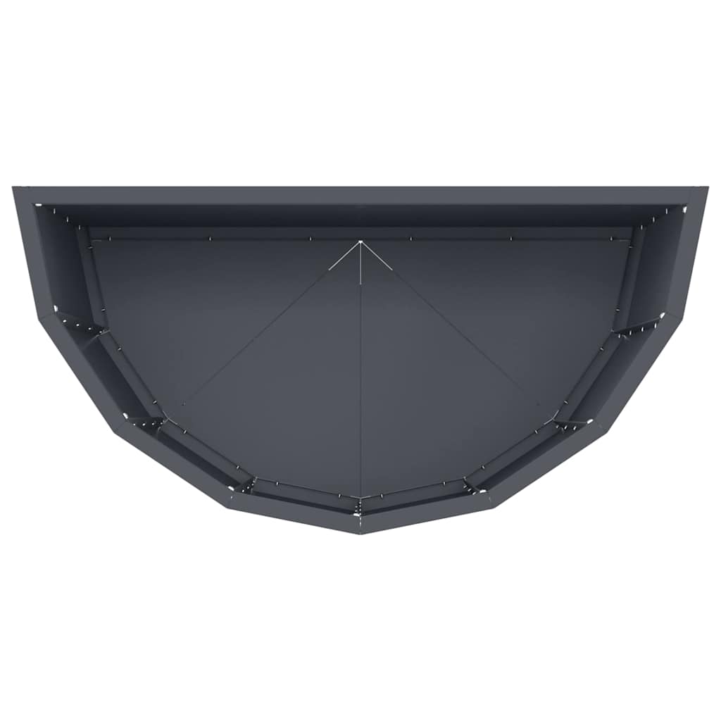 Plantenbak Antraciet 60 x 30 x 50 cm Staal