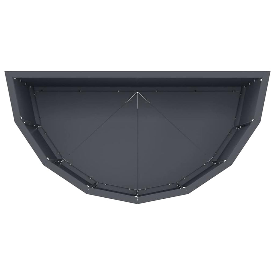 Plantenbak Antraciet 60 x 30 x 50 cm Staal