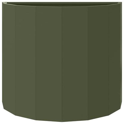 Plantenbak Olijf Groen 60 x 30 x 50 cm Staal