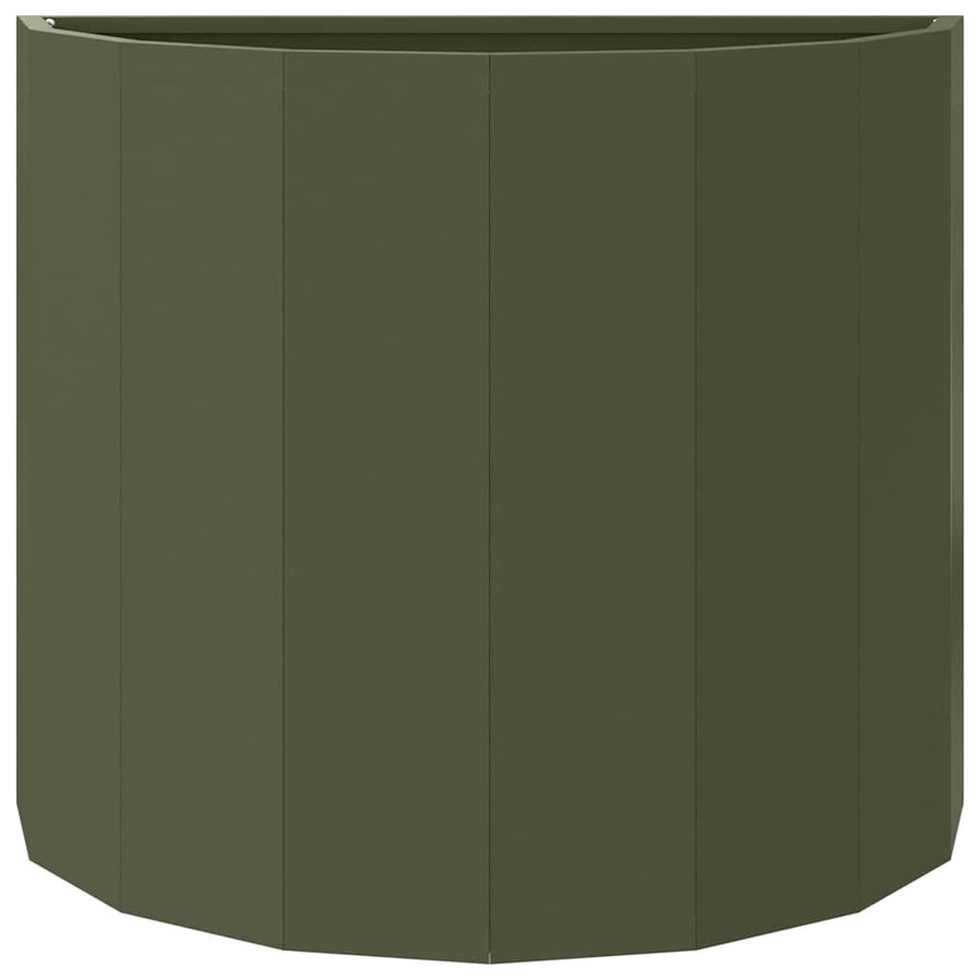 Plantenbak Olijf Groen 60 x 30 x 50 cm Staal