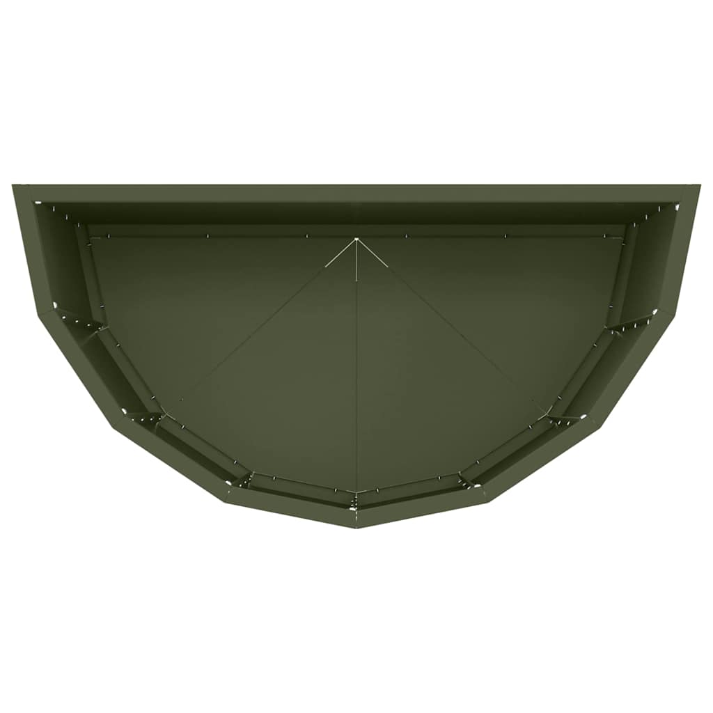 Plantenbak Olijf Groen 60 x 30 x 50 cm Staal