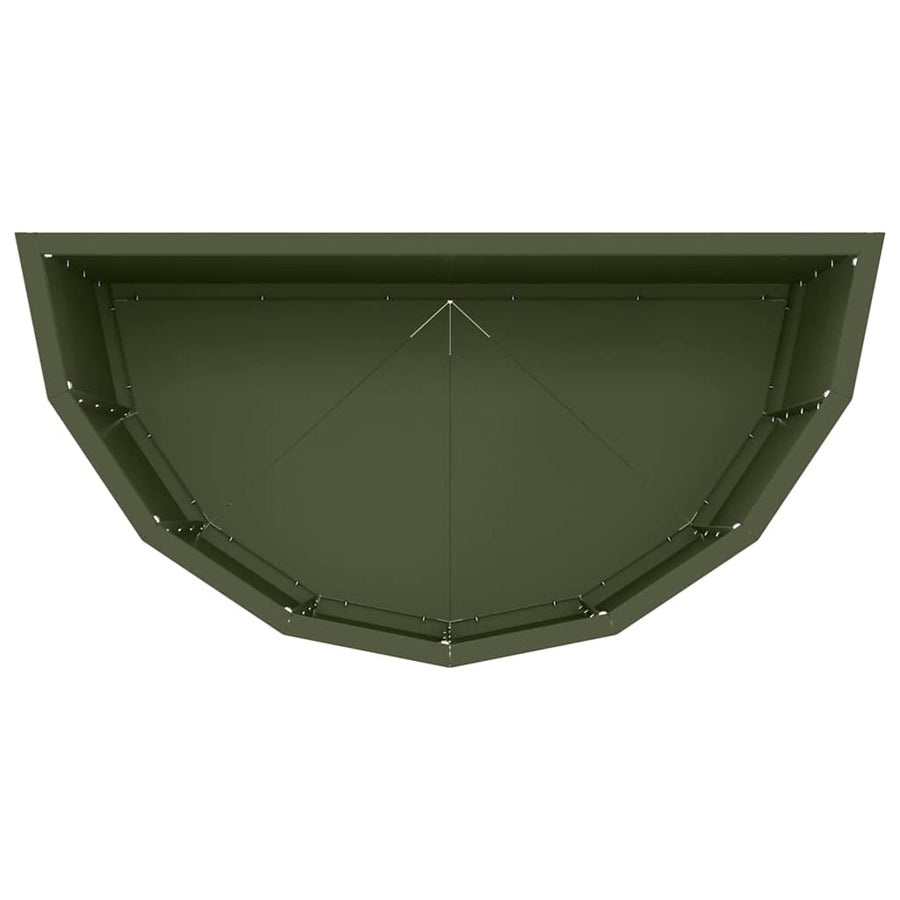 Plantenbak Olijf Groen 60 x 30 x 50 cm Staal