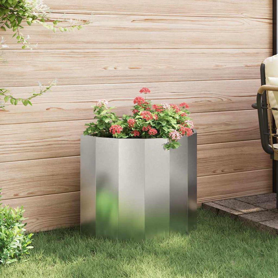 Plantenbak Zilver 60 x 30 x 50 cm Roestvrij staal