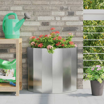 Plantenbak Zilver 60 x 30 x 50 cm Gegalvaniseerd staal