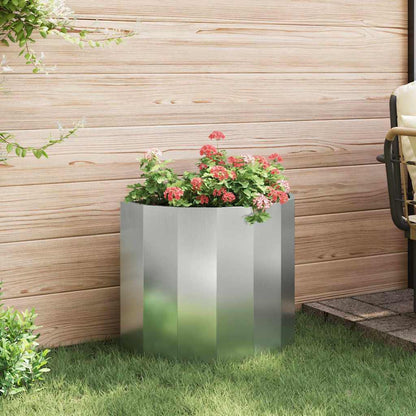 Plantenbak Zilver 60 x 30 x 50 cm Gegalvaniseerd staal