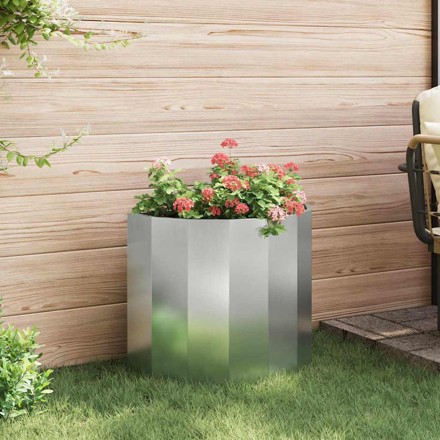 Plantenbak Zilver 60 x 30 x 50 cm Gegalvaniseerd staal
