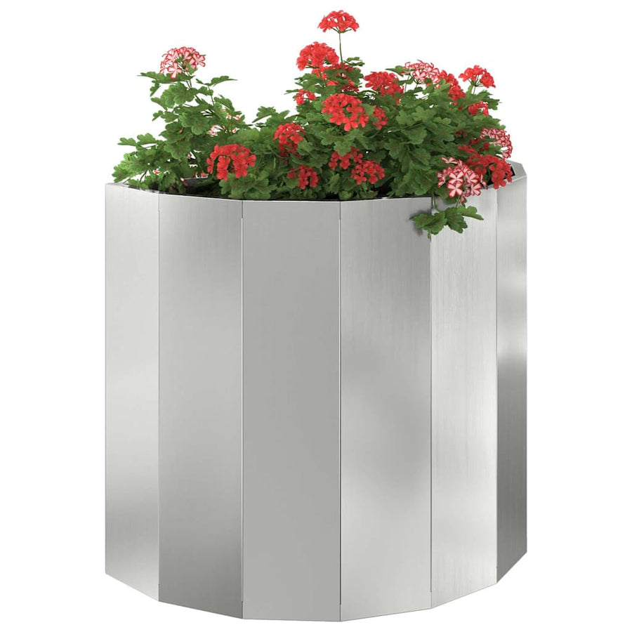 Plantenbak Zilver 60 x 30 x 50 cm Gegalvaniseerd staal