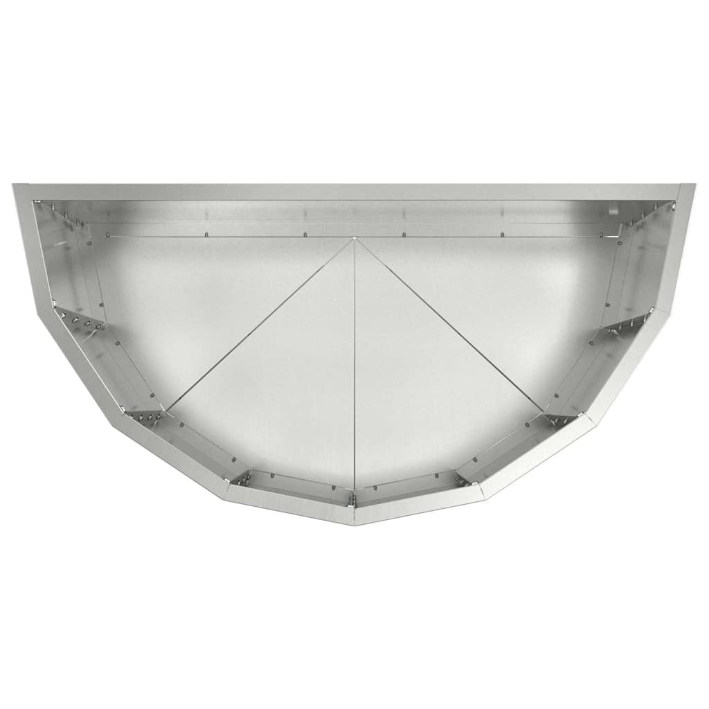 Plantenbak Zilver 60 x 30 x 50 cm Gegalvaniseerd staal