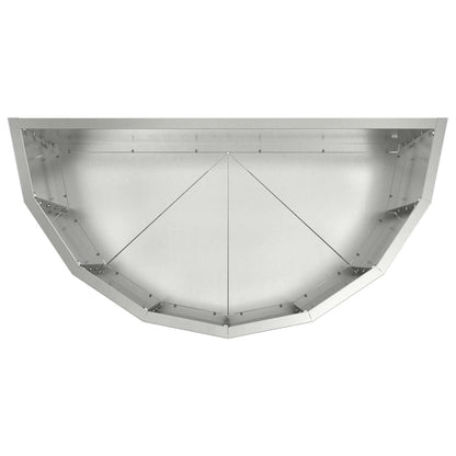 Plantenbak Zilver 60 x 30 x 50 cm Gegalvaniseerd staal