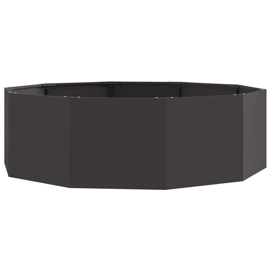 Plantenbak Zwart 120 x 120 x 35 cm Staal