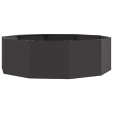 Plantenbak Zwart 120 x 120 x 35 cm Staal
