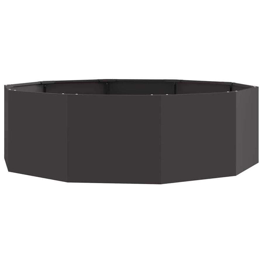 Plantenbak Zwart 120 x 120 x 35 cm Staal
