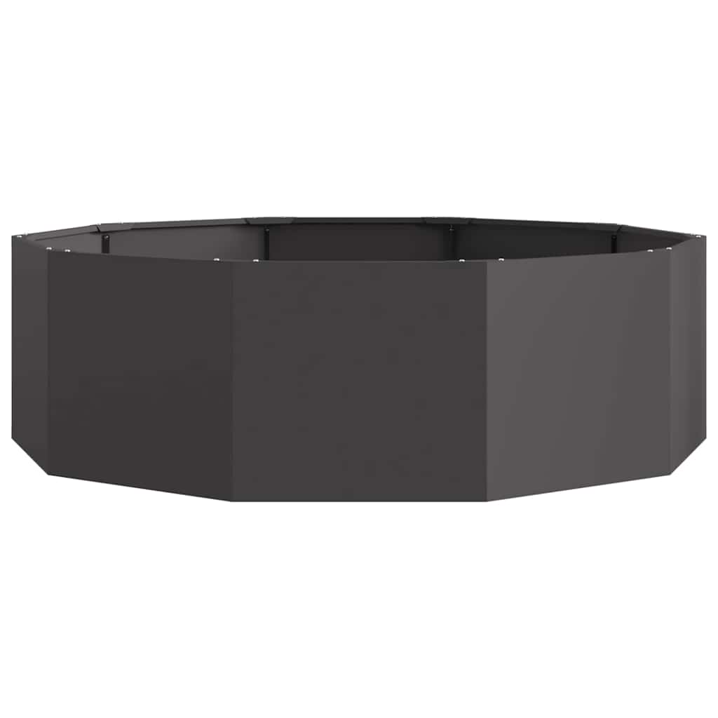 Plantenbak Zwart 120 x 120 x 35 cm Staal