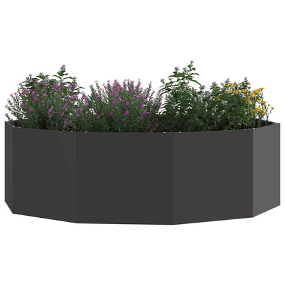Plantenbak Zwart 120 x 120 x 35 cm Staal