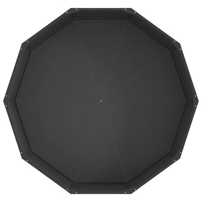 Plantenbak Zwart 120 x 120 x 35 cm Staal